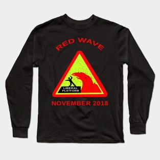 Red Wave T-shirt November 2018 Long Sleeve T-Shirt